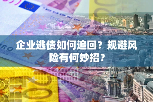 武汉企业逃债如何追回？规避风险有何妙招？