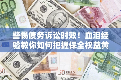 武汉警惕债务诉讼时效！血泪经验教你如何把握保全权益黄金期