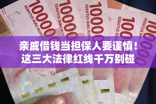武汉亲戚借钱当担保人要谨慎！这三大法律红线千万别碰