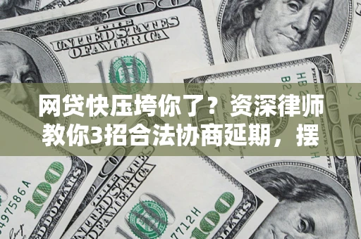 武汉网贷快压垮你了？资深律师教你3招合法协商延期，摆脱暴力催收！