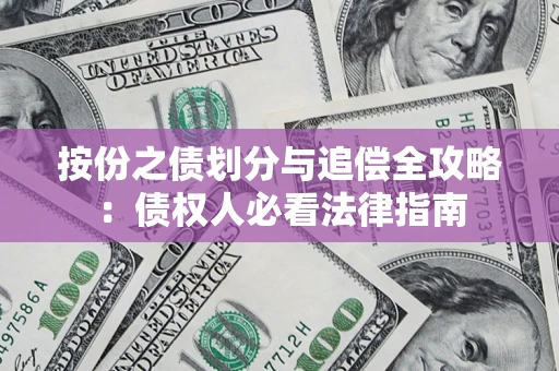 武汉按份之债划分与追偿全攻略：债权人必看法律指南