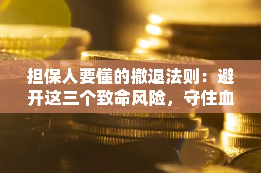 武汉担保人要懂的撤退法则：避开这三个致命风险，守住血汗钱
