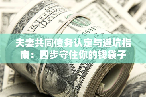 武汉夫妻共同债务认定与避坑指南：四步守住你的钱袋子