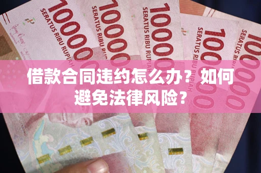 武汉借款合同违约怎么办？如何避免法律风险？