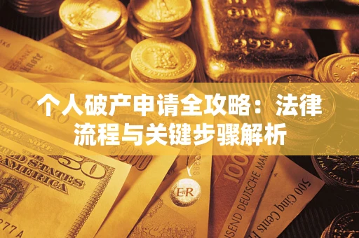 武汉个人破产申请全攻略：法律流程与关键步骤解析