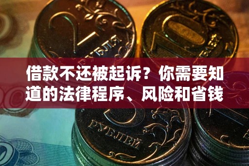 武汉借款不还被起诉？你需要知道的法律程序、风险和省钱技巧