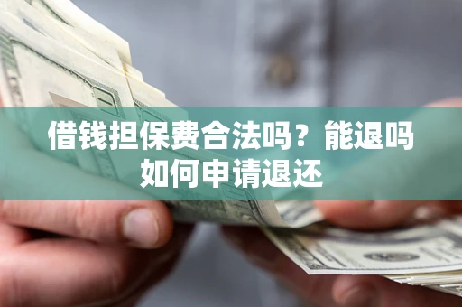武汉借钱担保费合法吗？能退吗如何申请退还