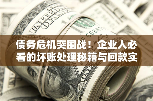 武汉债务危机突围战！企业人必看的坏账处理秘籍与回款实战指南