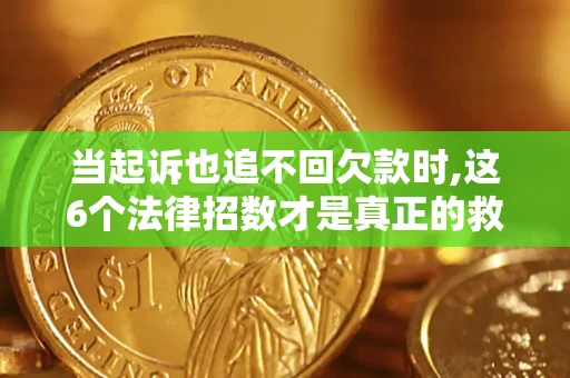 武汉当起诉也追不回欠款时,这6个法律招数才是真正的救命稻草